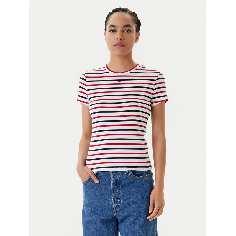 T-shirt Essential DW0DW17383 Multicolore Slim Fit