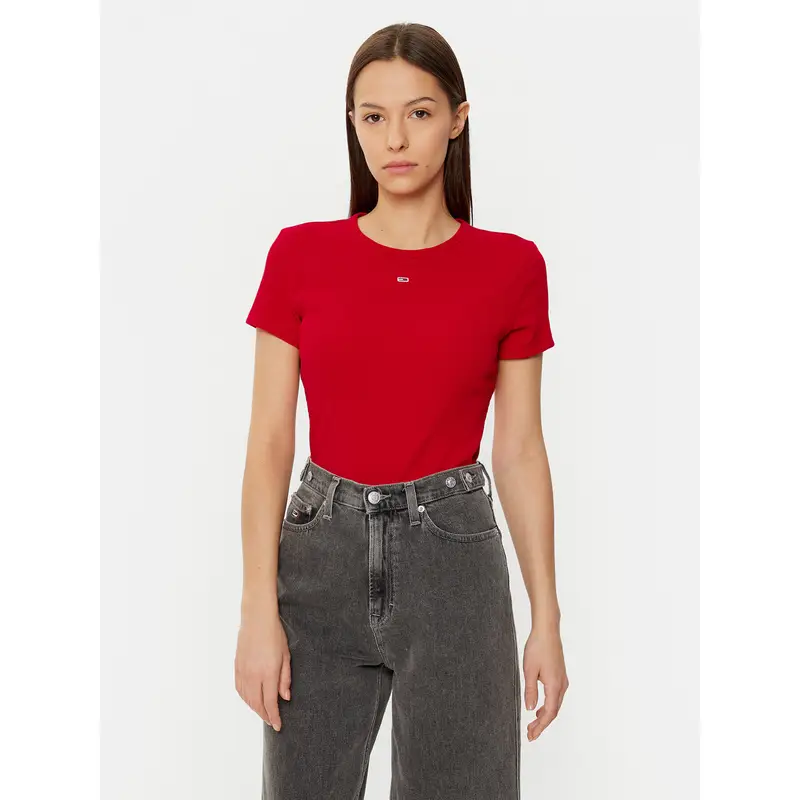 Tommy Jeans T-shirt Rosso 3904573