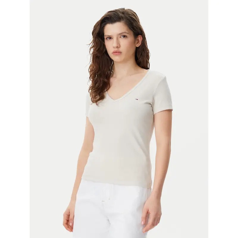 Tommy Jeans T-shirt Beige 3212205