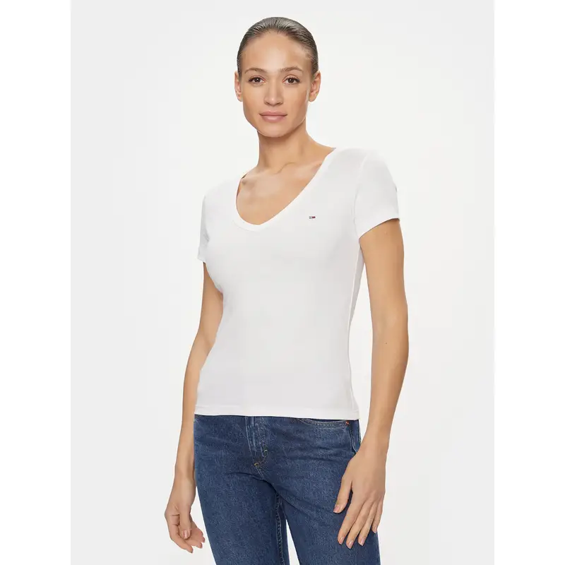 Tommy Jeans T-shirt Bianco 2855763