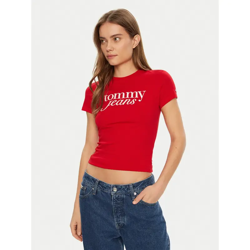 Tommy Jeans T-shirt Rosso 3208780