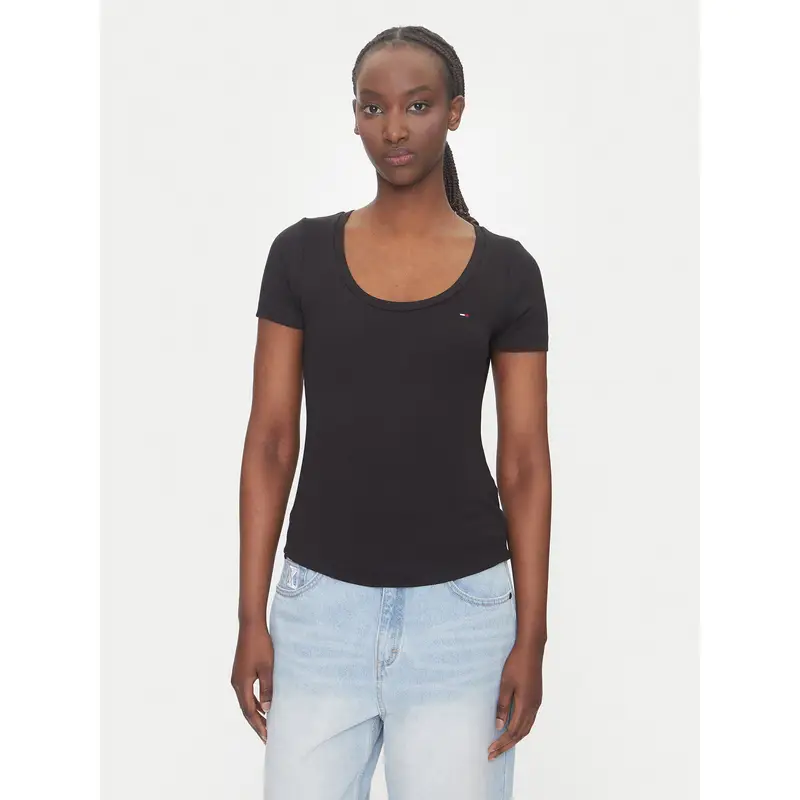 T-shirt Essential DW0DW20916 Nero Regular Fit