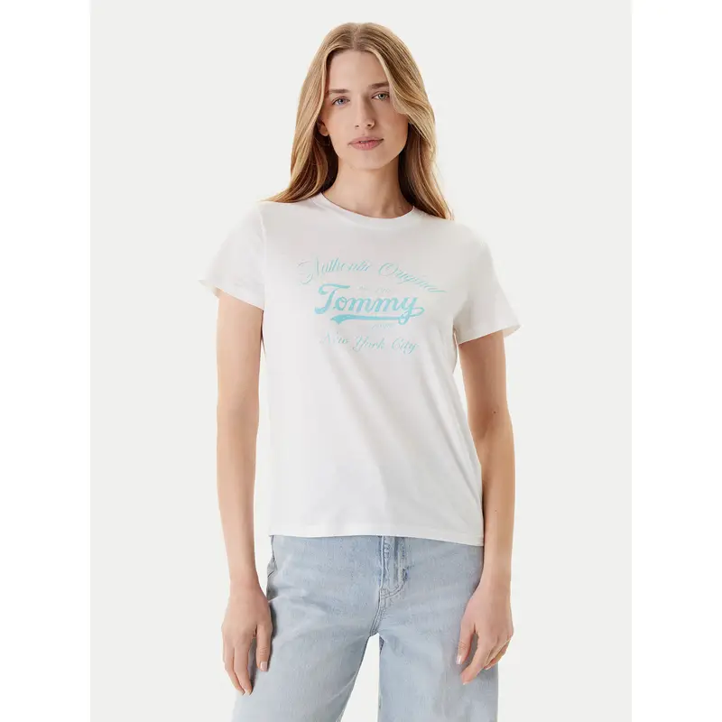 Tommy Jeans T-shirt Bianco 3221903