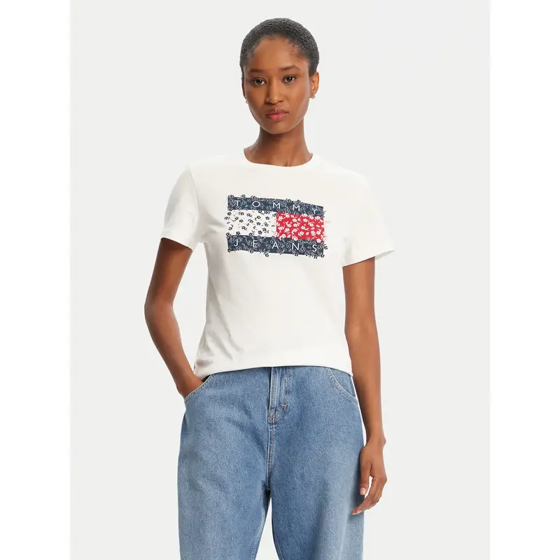 Tommy Jeans T-shirt Bianco 3933269