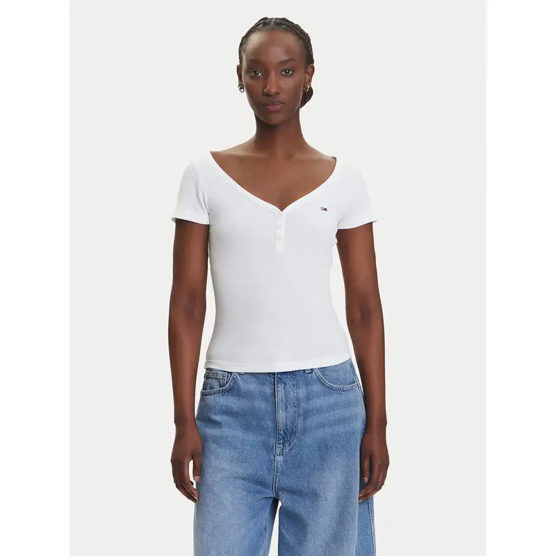 Tommy Jeans T-shirt Bianco 3968591