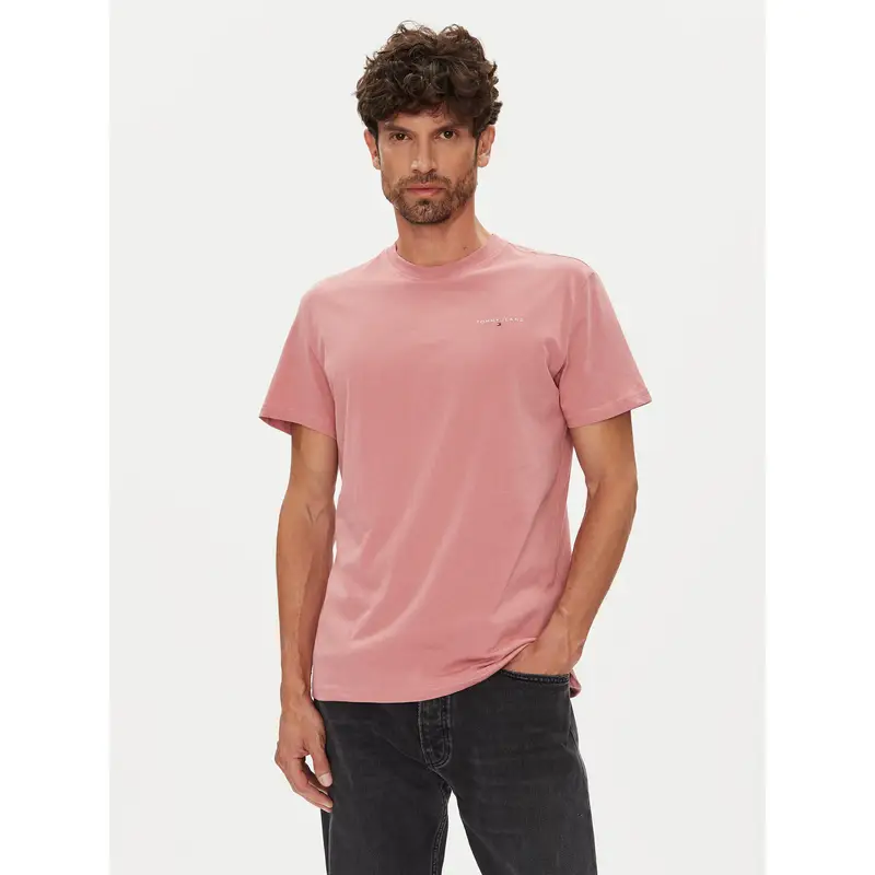 Tommy Jeans T-shirt Rosa 3876096
