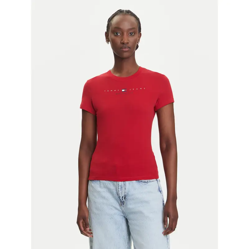 Tommy Jeans T-shirt Rosso 3221911