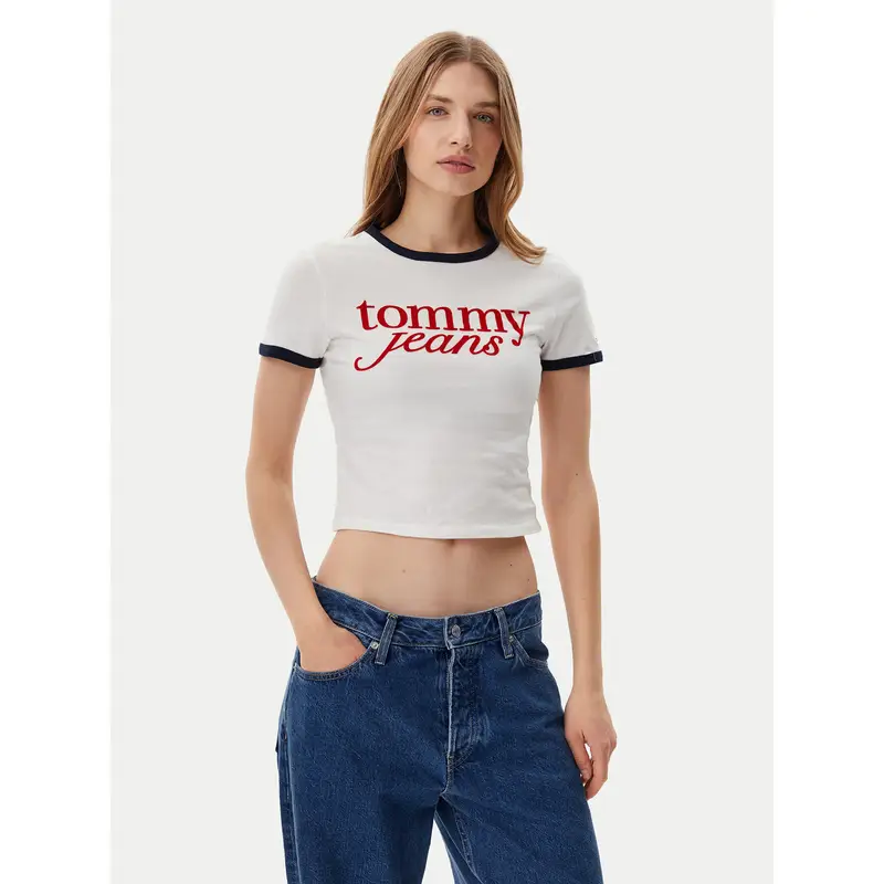 Tommy Jeans T-shirt Beige 3212219