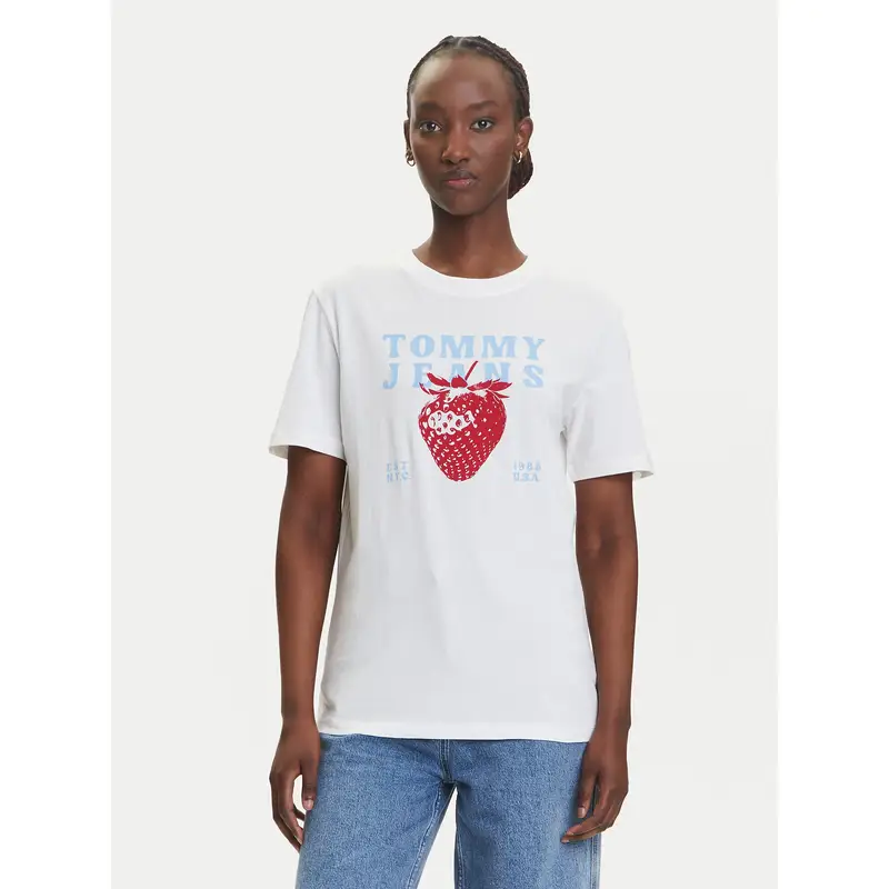 Tommy Jeans T-shirt Bianco 3221863