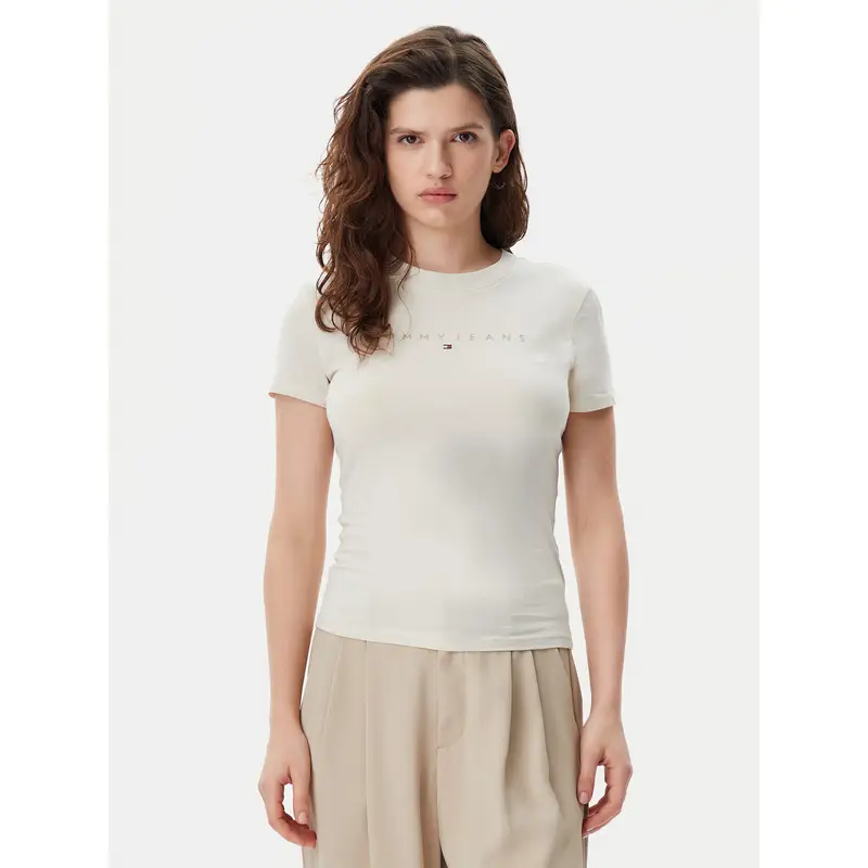 Tommy Jeans T-shirt Beige 3212212