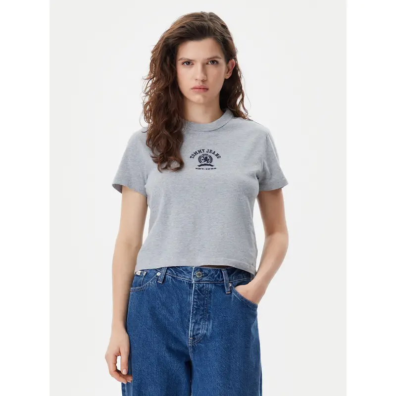 Tommy Jeans T-shirt Grigio 3212216