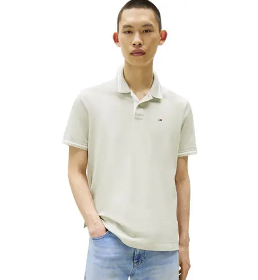 Tipped - polo - uomo Light Beige