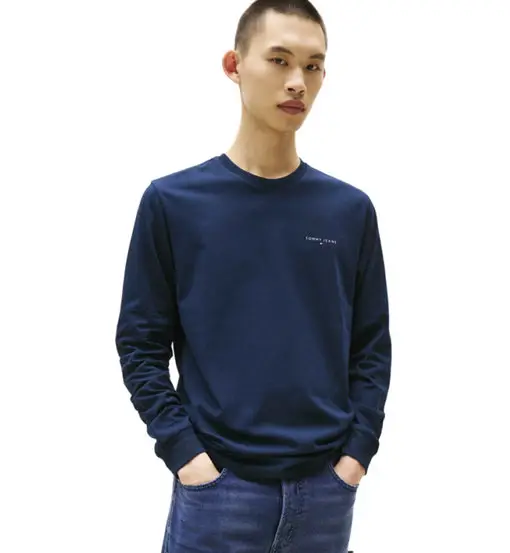 TJM Chest Linear LS - maglia a maniche lunghe - uomo Blue