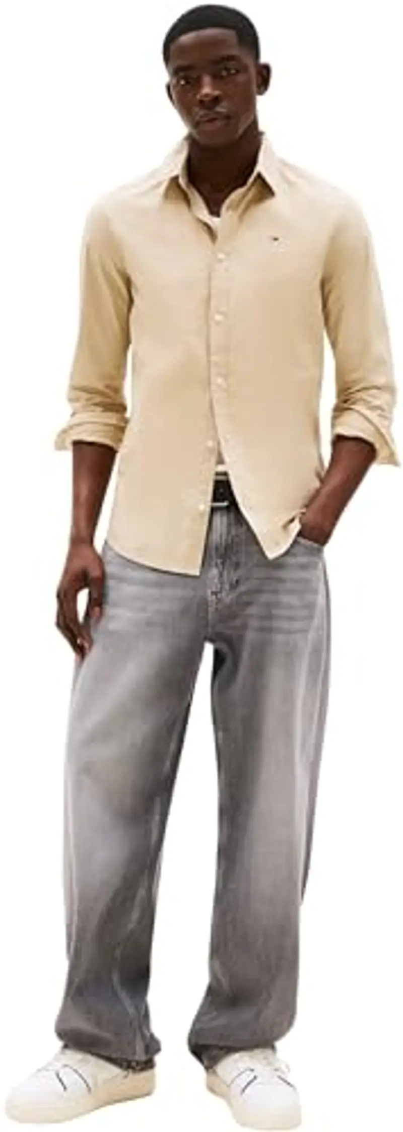 Tommy Jeans Jeans Uomo Verde 892723 miniatura 3