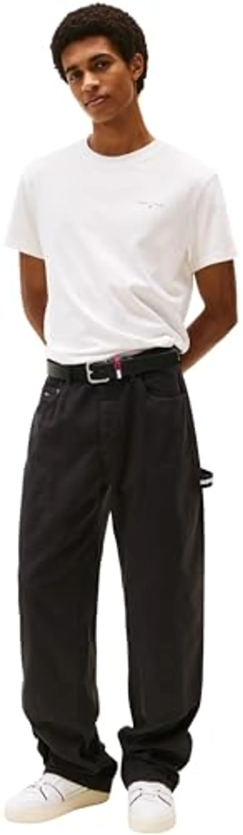 Tommy Jeans Jeans Uomo Bianco 941845 miniatura 3