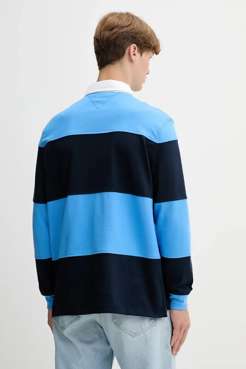 top a maniche lunghe in cotone colore blu DM0DM21665 miniatura 3