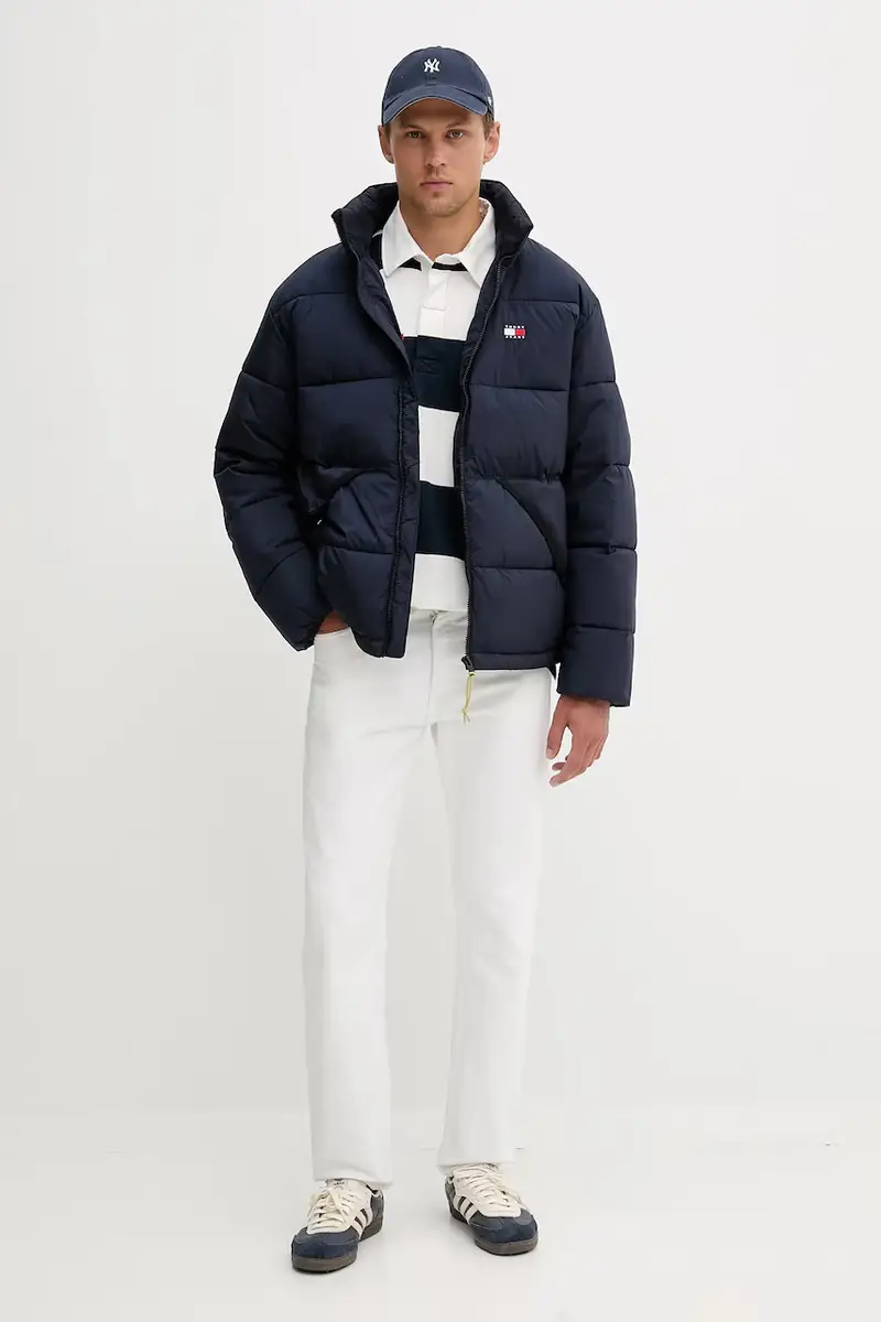 top a maniche lunghe in cotone colore blu navy DM0DM22074 miniatura 2