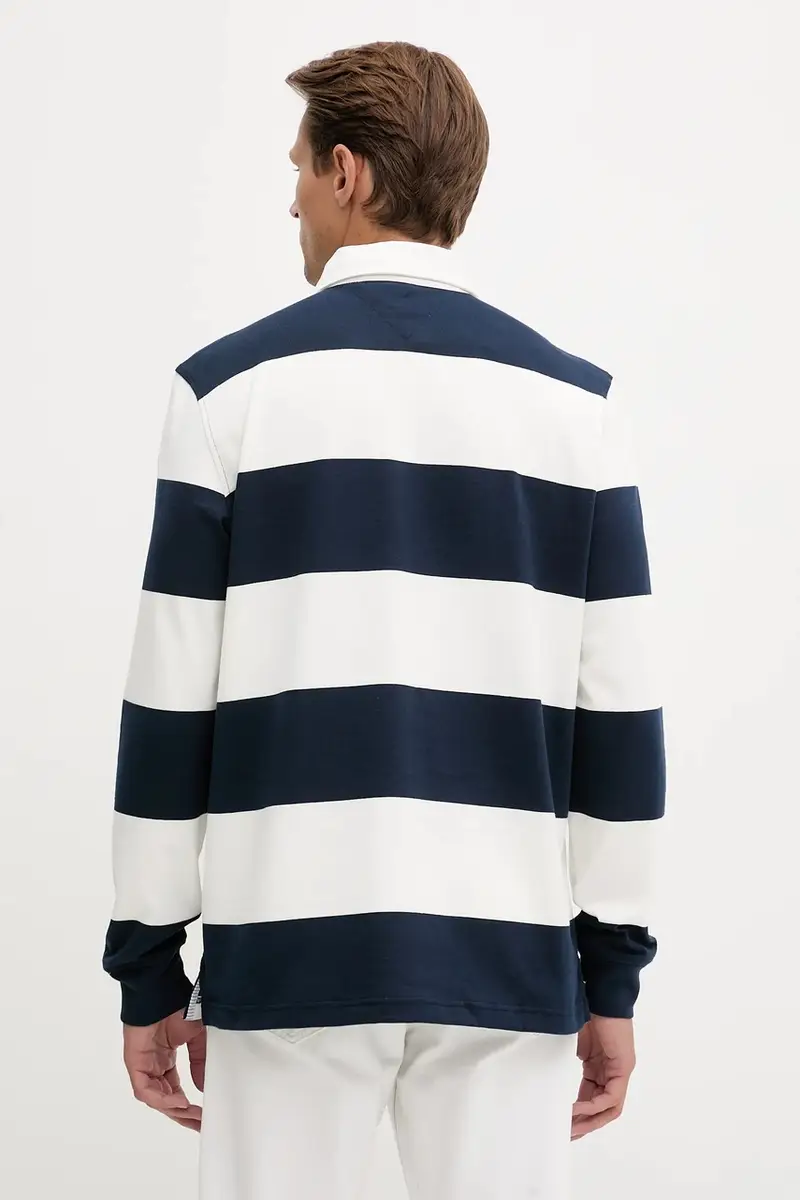 top a maniche lunghe in cotone colore blu navy DM0DM22074 miniatura 3