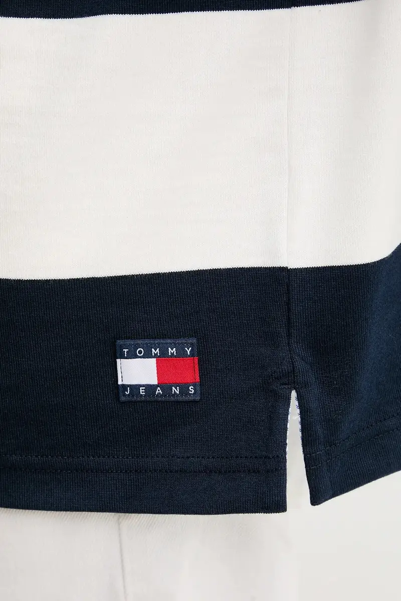 top a maniche lunghe in cotone colore blu navy DM0DM22074 miniatura 5