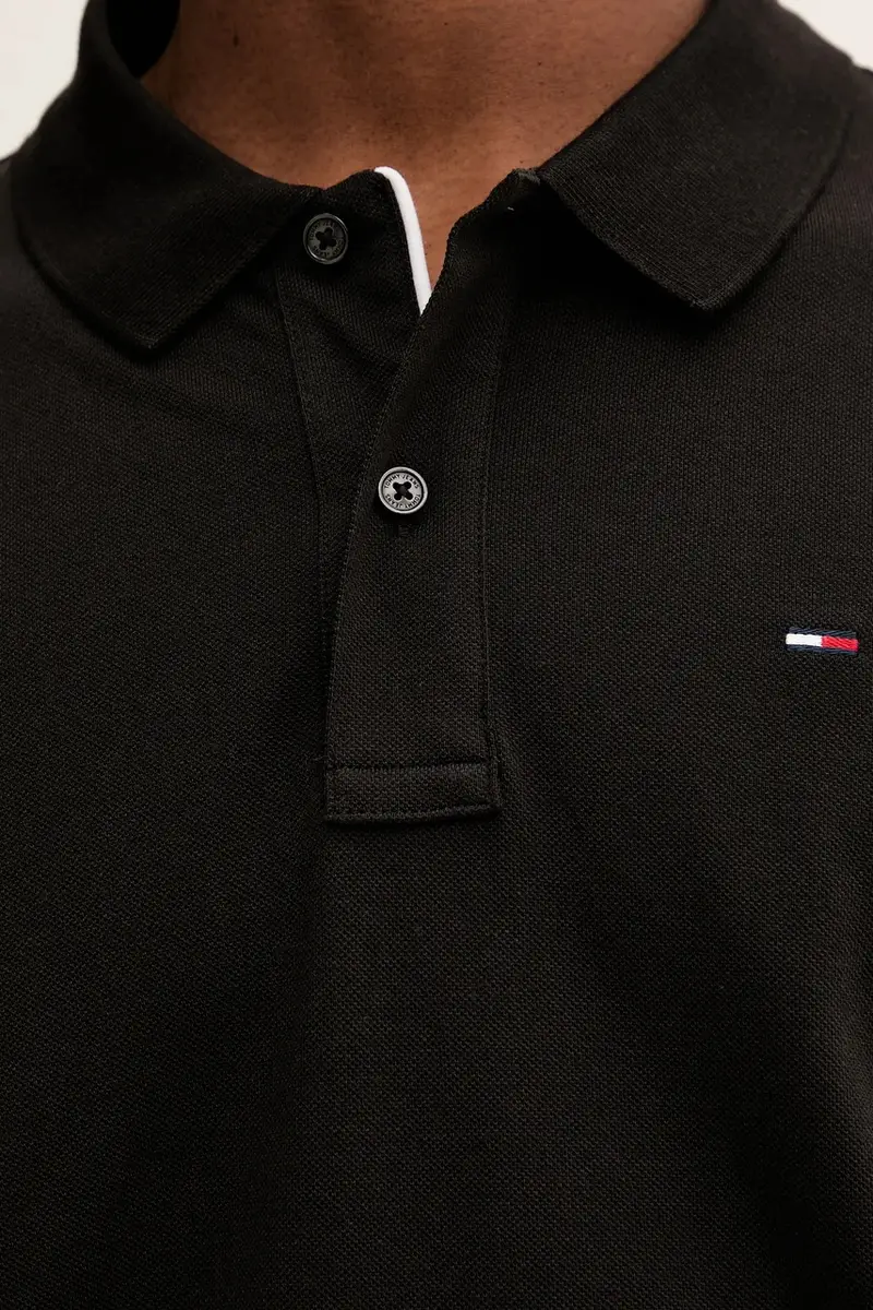 top a maniche lunghe in cotone colore nero DM0DM20232 miniatura 5