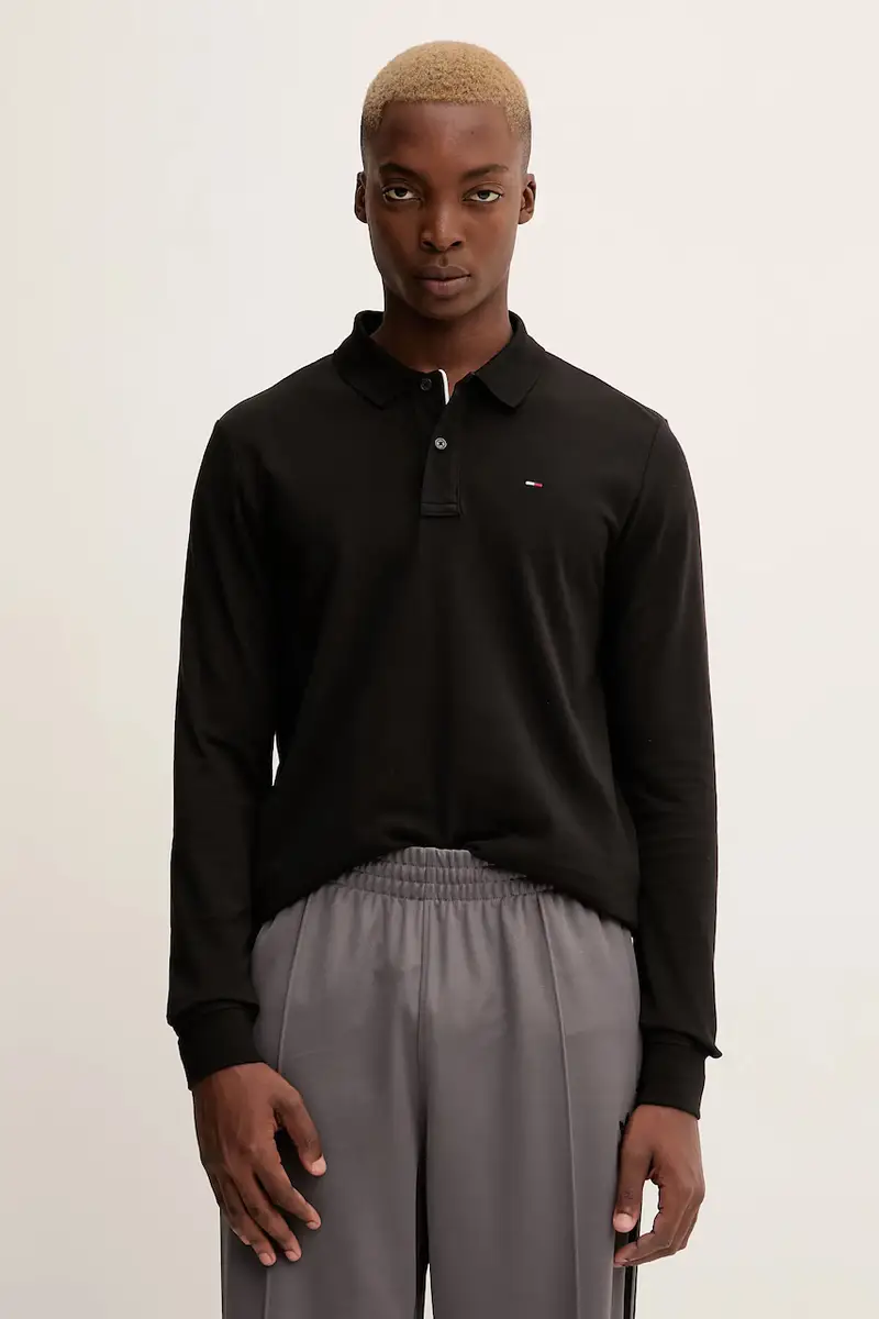 top a maniche lunghe in cotone colore nero DM0DM20232