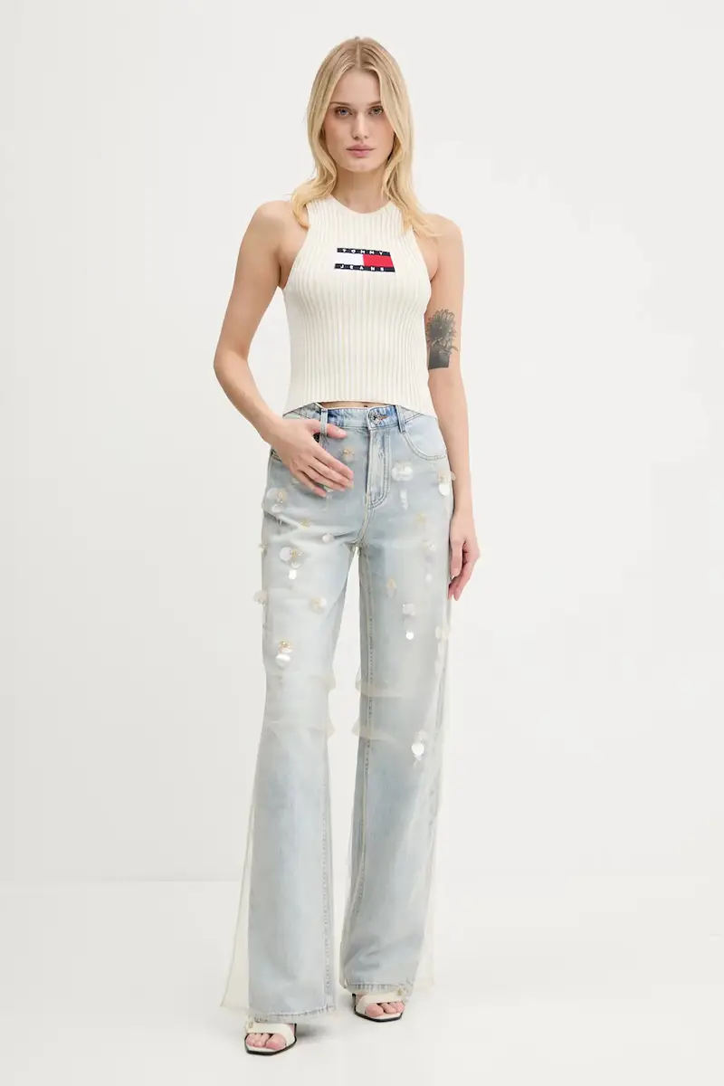 top colore beige DW0DW20975 miniatura 2