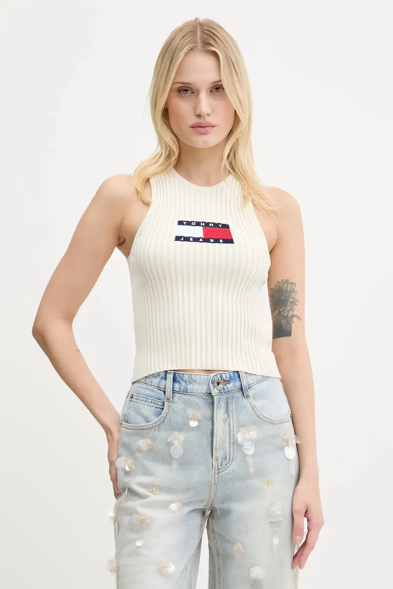 top colore beige DW0DW20975