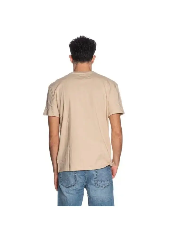 tshirt beige uomo maxi logo miniatura 2