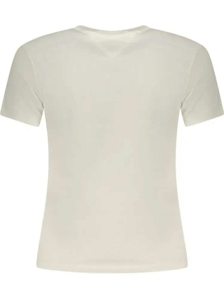 tshirt bianca donna logo sul davanti miniatura 2