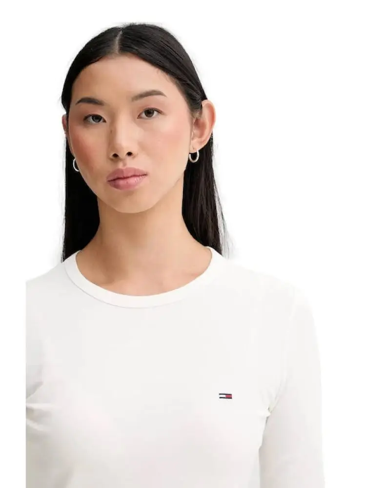 tshirt bianca donna mini logo miniatura 3