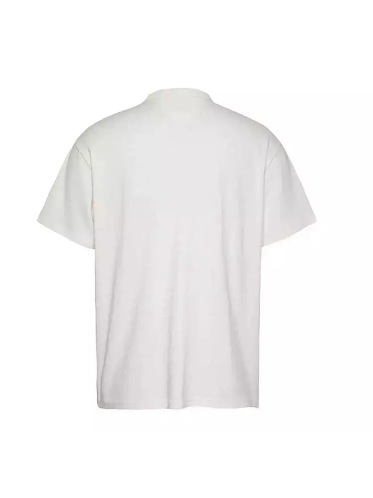 tshirt bianca uomo logo lettering miniatura 2