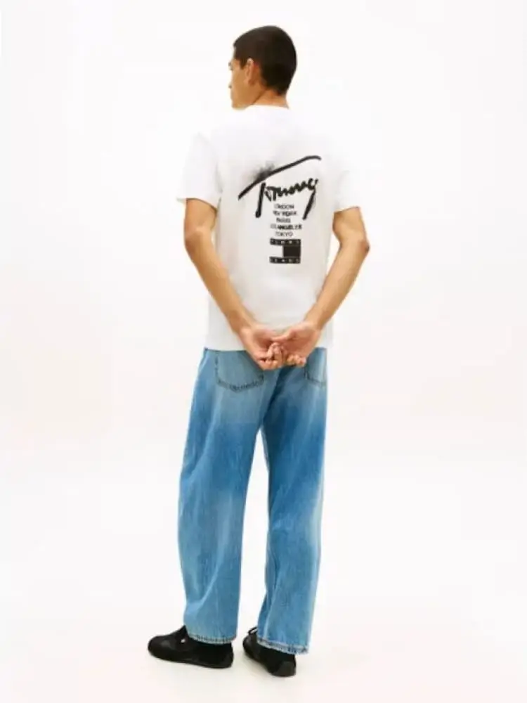 tshirt bianca uomo maxi logo miniatura 2