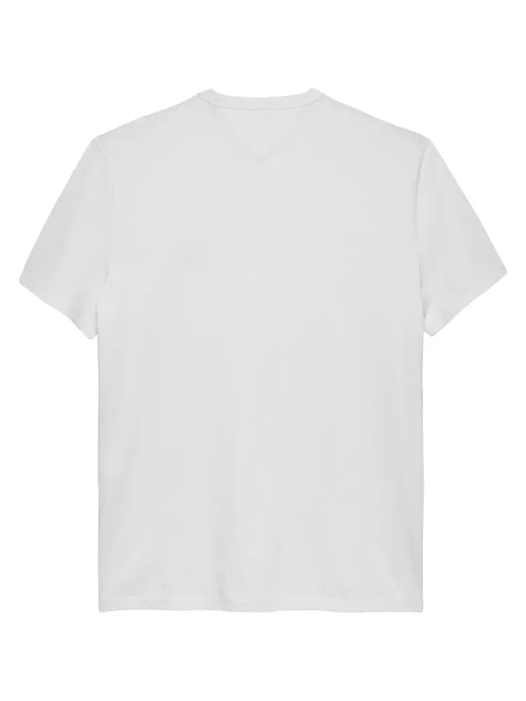 tshirt bianca uomo mini logo miniatura 2