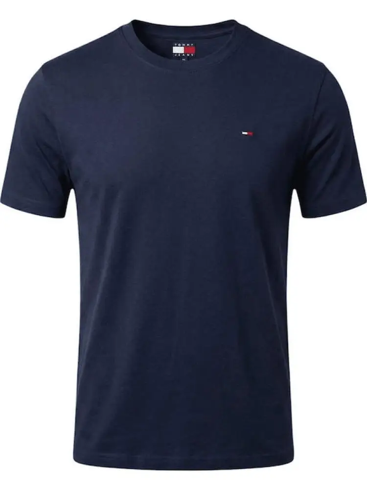 tshirt blu navy uomo mini logo