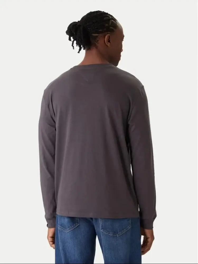 tshirt grigio scuro uomo mini logo miniatura 2