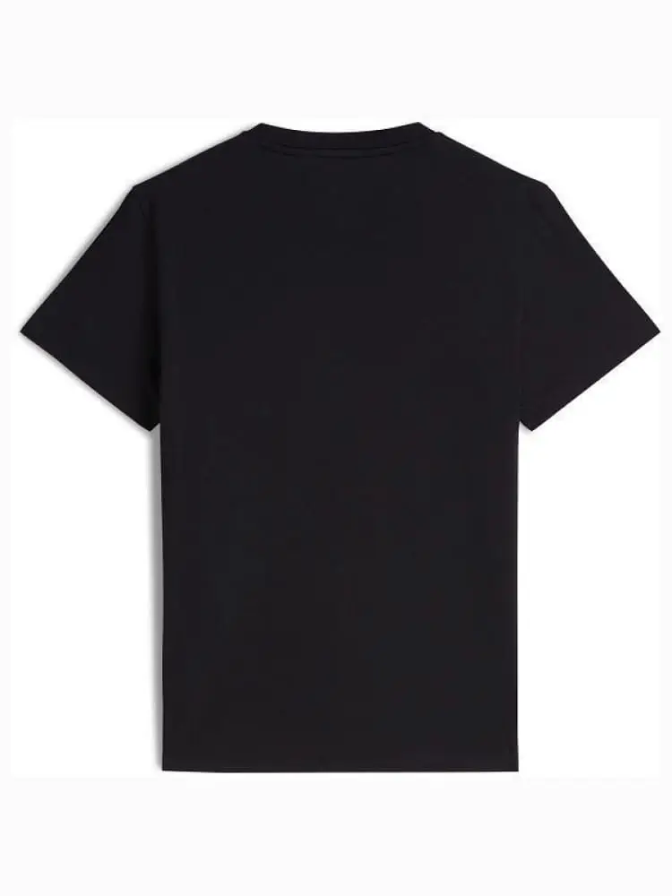 Tommy Jeans tshirt nera uomo maxi logo miniatura 2