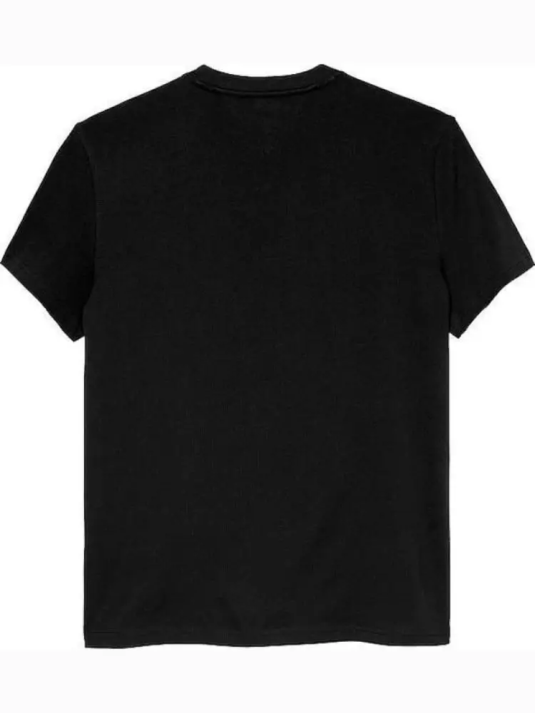 tshirt nera uomo mini logo miniatura 2