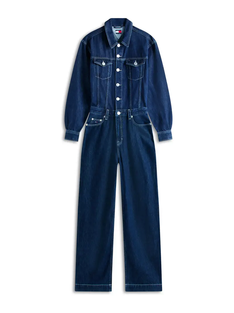 Tuta jumpsuit blu denim
