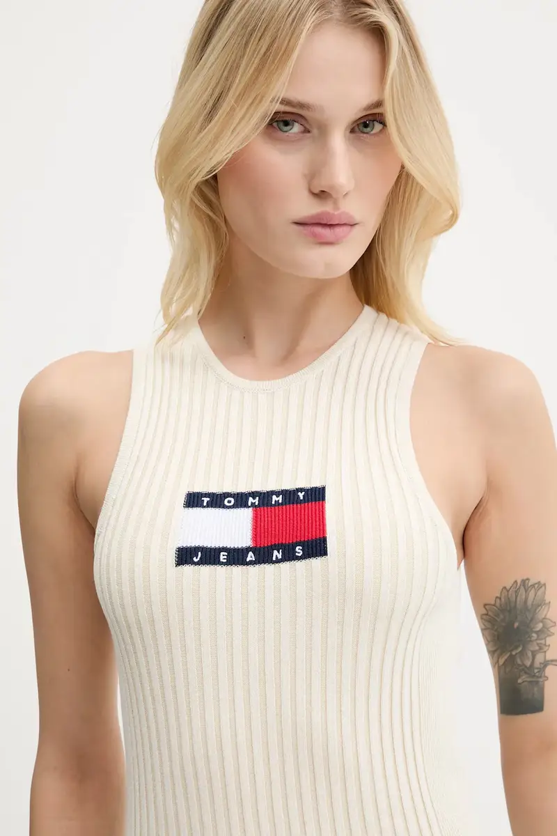 vestito colore beige DW0DW20877 miniatura 4