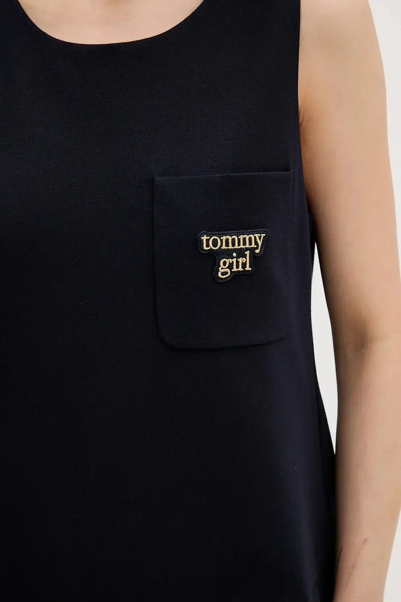 vestito colore blu navy DW0DW22496 miniatura 5