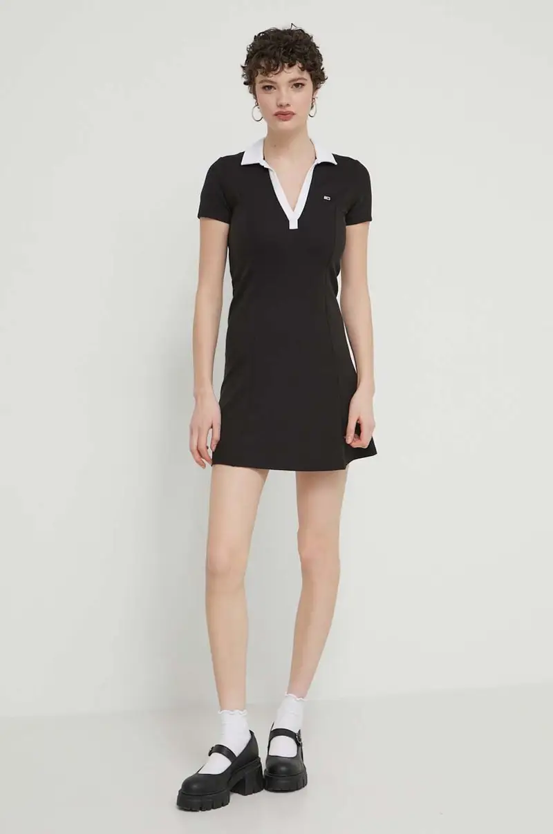 vestito colore nero DW0DW17937 miniatura 2