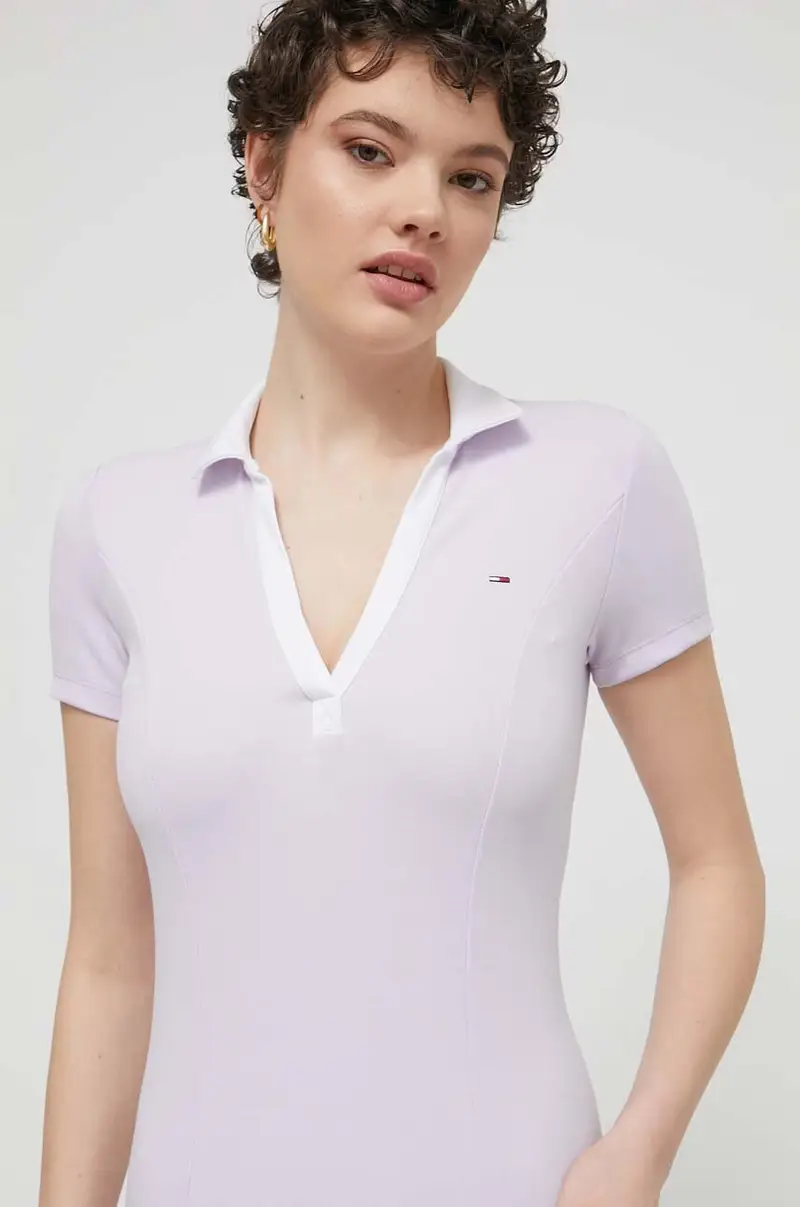 vestito colore violetto DW0DW17937 miniatura 3