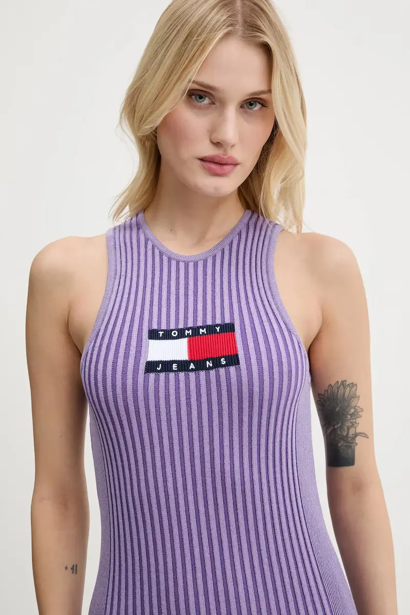 vestito colore violetto DW0DW20877 miniatura 4