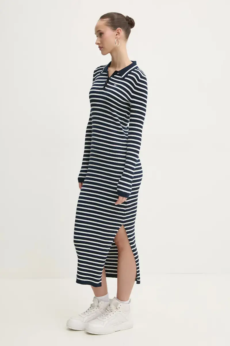 vestito con aggiunta di lana colore blu navy DW0DW19476 miniatura 2