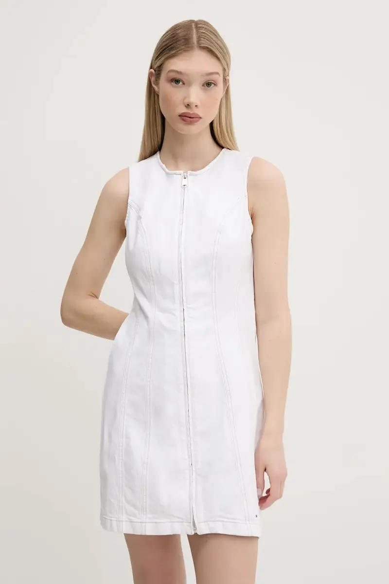 vestito di jeans colore bianco DW0DW20420