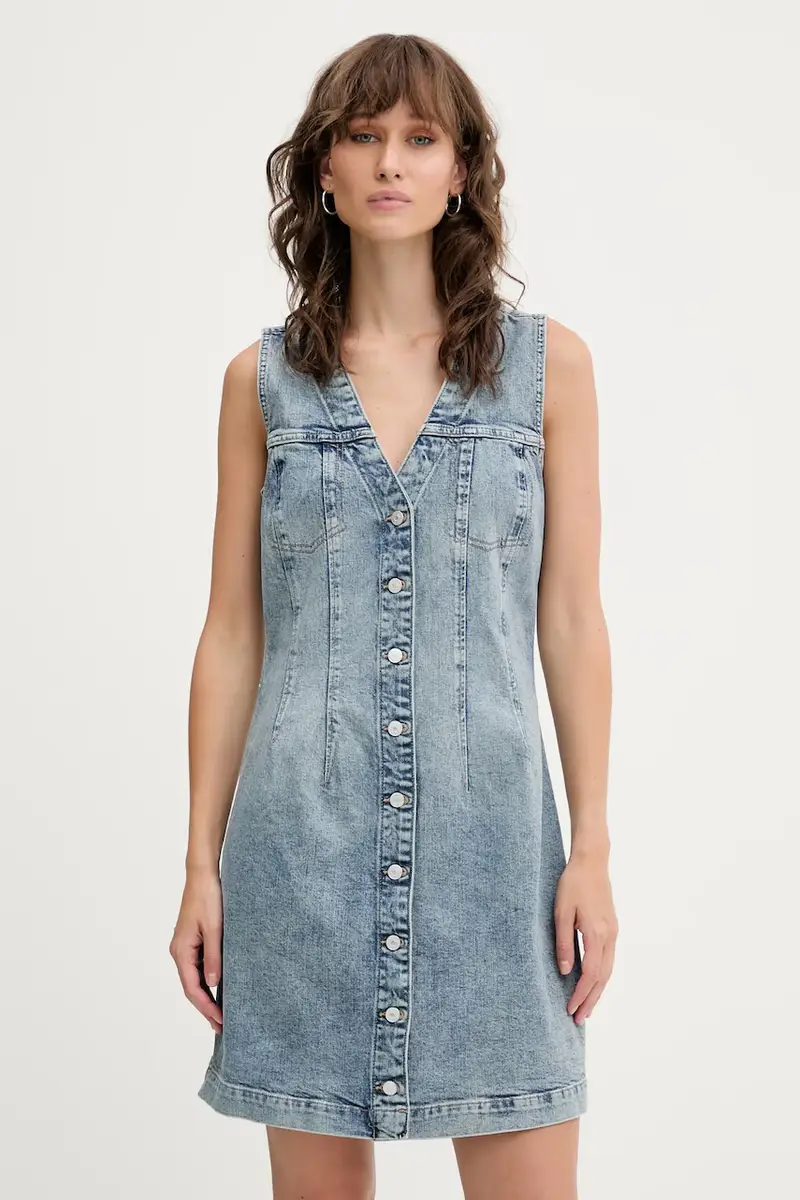 vestito di jeans colore blu DW0DW20520