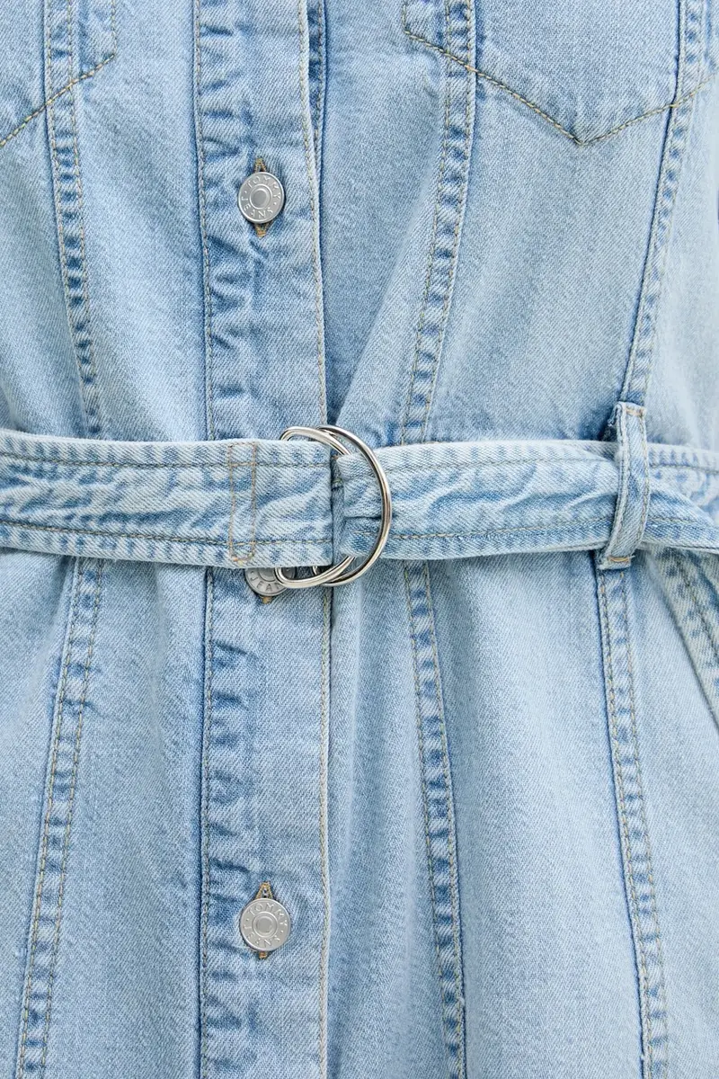 vestito di jeans colore blu DW0DW21168 miniatura 5