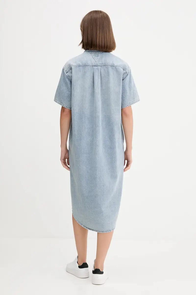 vestito di jeans colore blu DW0DW21205 miniatura 3