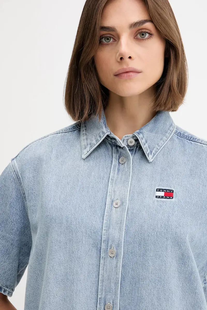 vestito di jeans colore blu DW0DW21205 miniatura 5