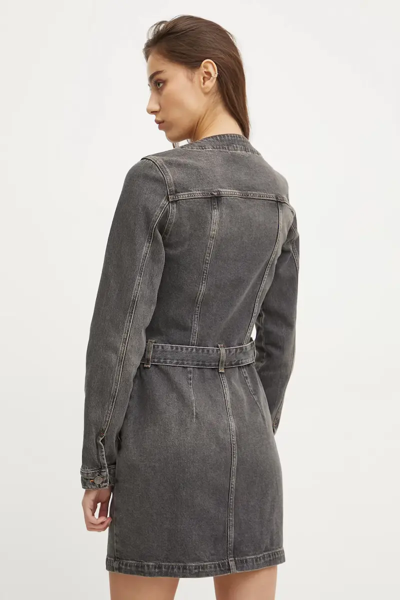 vestito di jeans colore grigio DW0DW20154 miniatura 3